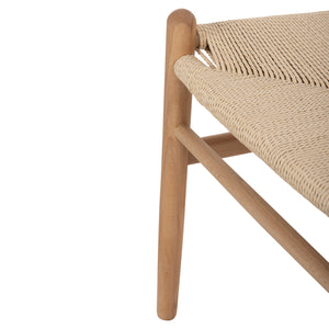 ΣΕΤ ΤΡΑΠΕΖΑΡΙΑΣ 5ΤΜΧ BRAVE HM21182 MDF TOP-ΞΥΛΟ ΟΞΙΑΣ & PAPER ROPE ΣΕ ΦΥΣΙΚΟ - Pakobazaar