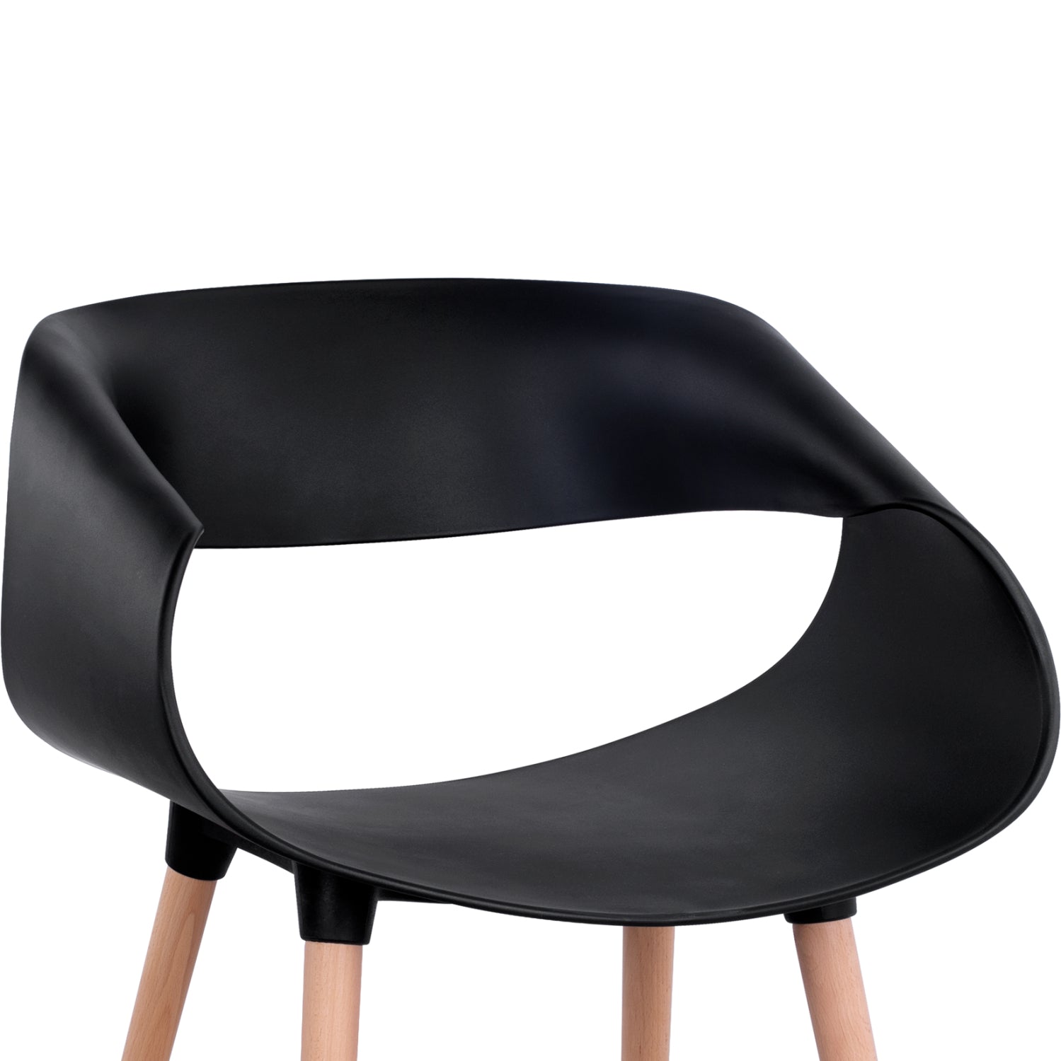 ΣΕΤ ΤΡΑΠΕΖΑΡΙΑΣ 5ΤΜΧ MAGGIE HM21187 MDF TOP & ΠΟΛΥΠΡΟΠΥΛΕΝΙΟ ΣΕ ΜΑΥΡΟ ΧΡΩΜΑ - Pakobazaar