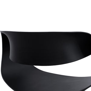 ΣΕΤ ΤΡΑΠΕΖΑΡΙΑΣ 5ΤΜΧ MAGGIE HM21187 MDF TOP & ΠΟΛΥΠΡΟΠΥΛΕΝΙΟ ΣΕ ΜΑΥΡΟ ΧΡΩΜΑ - Pakobazaar