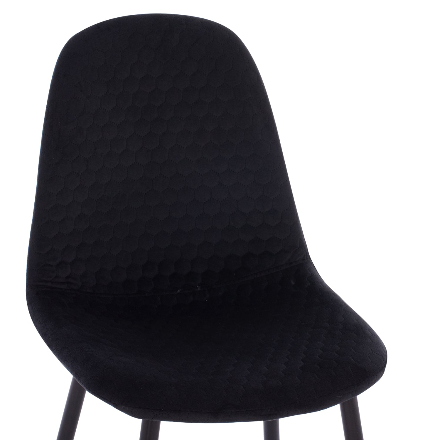 ΣΕΤ ΤΡΑΠΕΖΑΡΙΑΣ 5ΤΜΧ BROLIN HM21191 MDF TOP-ΜΕΤΑΛΛΙΚΑ ΠΟΔΙΑ-ΒΕΛΟΥΔΟ--ΜΑΥΡΟ - Pakobazaar