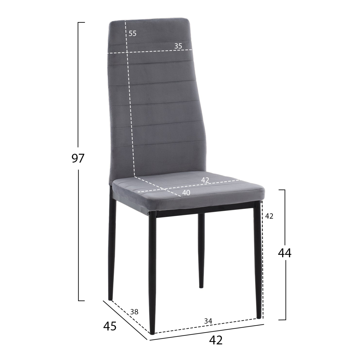 ΣΕΤ ΤΡΑΠΕΖΑΡΙΑΣ 5ΤΜΧ LADY HM21199.01 ΓΥΑΛΙ--ΜΕΤΑΛΛΟ ΣΕ ΜΑΥΡΟ & ΒΕΛΟΥΔΟ ΓΚΡΙ - Pakobazaar