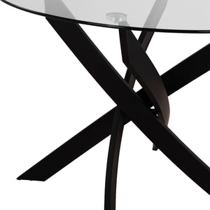 ΣΕΤ ΤΡΑΠΕΖΑΡΙΑΣ 5ΤΜΧ LADY HM21199.03 ΓΥΑΛΙ--ΜΕΤΑΛΛΟ ΣΕ ΜΑΥΡΟ & ΒΕΛΟΥΔΟ ΚΥΠΑΡΙΣΣΙ - Pakobazaar