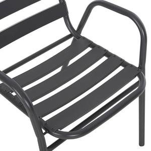 ΣΕΤ ΤΡΑΠΕΖΑΡΙΑΣ 5ΤΜΧ ADAM HM21219 ΚΑΡΕΚΛΕΣ ΜΕΤΑΛΛΙΚΕΣ & ΤΡΑΠΕΖΙ 110x60 ΓΚΡΙ - Pakobazaar