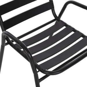 ΣΕΤ ΤΡΑΠΕΖΑΡΙΑΣ 5ΤΜΧ ADAM HM21219.01 ΚΑΡΕΚΛΕΣ ΜΕΤΑΛΛΙΚΕΣ & ΤΡΑΠΕΖΙ 110x60 ΜΑΥΡΟ - Pakobazaar