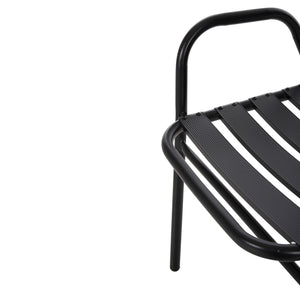 ΣΕΤ ΤΡΑΠΕΖΑΡΙΑΣ 5ΤΜΧ ADAM HM21219.01 ΚΑΡΕΚΛΕΣ ΜΕΤΑΛΛΙΚΕΣ & ΤΡΑΠΕΖΙ 110x60 ΜΑΥΡΟ - Pakobazaar