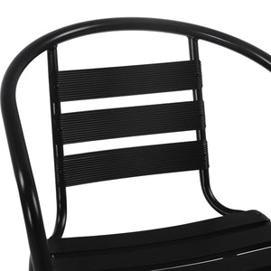 ΣΕΤ ΤΡΑΠΕΖΑΡΙΑΣ 5ΤΜΧ ADAM HM21220 ΚΑΡΕΚΛΕΣ ΜΕΤΑΛΛΙΚΕΣ & ΤΡΑΠΕΖΙ 110x60 ΜΑΥΡΟ - Pakobazaar