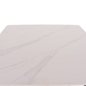 ΣΕΤ ΤΡΑΠΕΖΑΡΙΑΣ 5ΤΜΧ RAVEN HM21264.01 ΚΕΡΑΜΙΚΟ TOP ΛΕΥΚΟ ΜΑΡΜΑΡΟ--ΒΕΛΟΥΔΟ ΣΑΠΙΟ ΜΗΛΟ - Pakobazaar