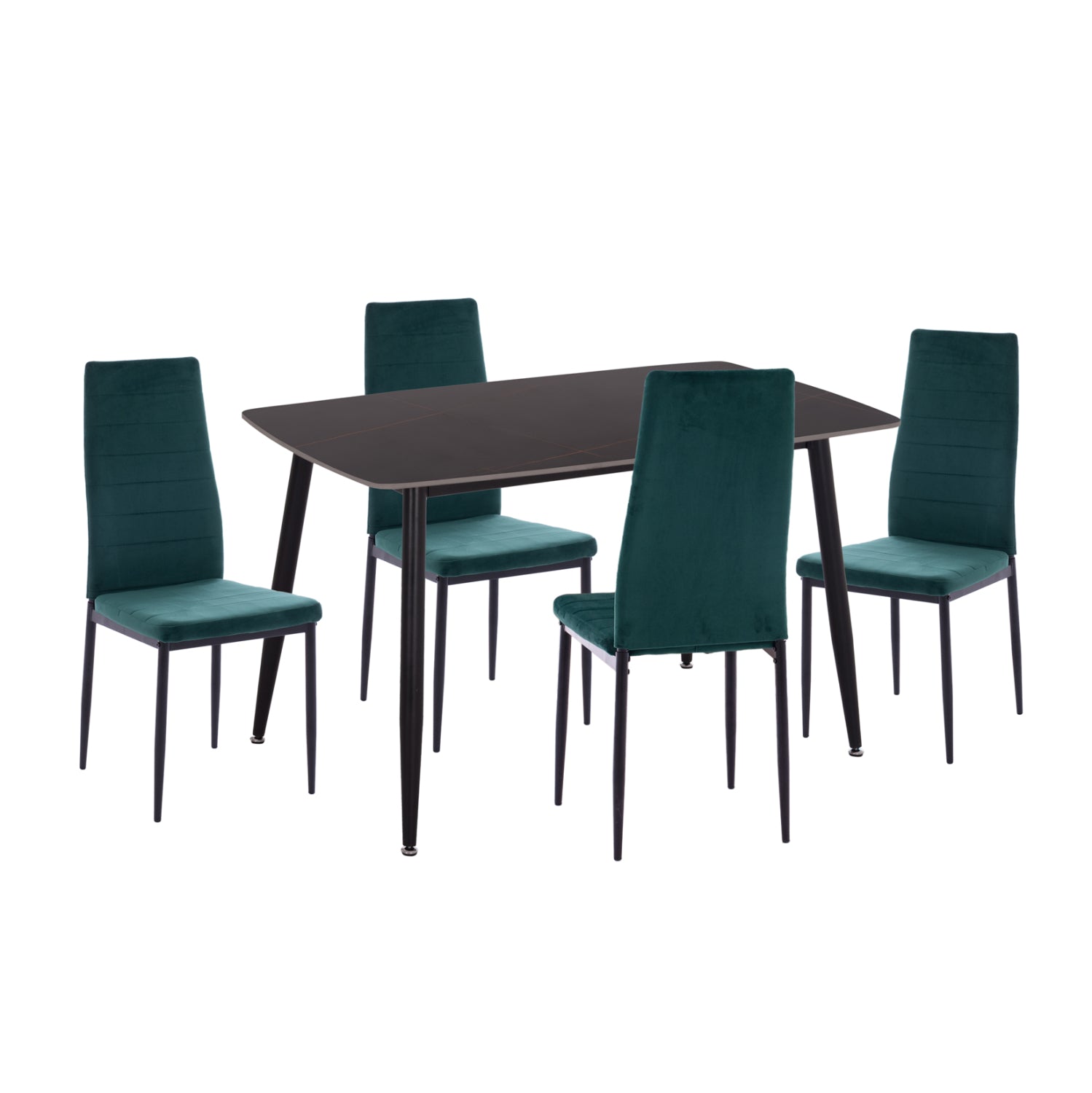 ΣΕΤ ΤΡΑΠΕΖΑΡΙΑΣ 5ΤΜΧ RAVEN HM21265.02 ΚΕΡΑΜΙΚΟ TOP ΜΑΥΡΟ ΜΑΡΜΑΡΟ--ΒΕΛΟΥΔΟ ΚΥΠΑΡΙΣΣΙ - Pakobazaar