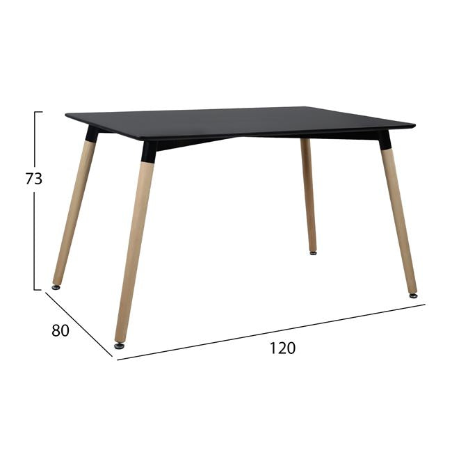 ΣΕΤ ΤΡΑΠΕΖΑΡΙΑΣ 5ΤΜΧ ΜΕ ΤΡΑΠΕΖΙ ΚΑΙ 4 ΚΑΡΕΚΛΕΣ HM10230 120x80x73 cm - Pakobazaar