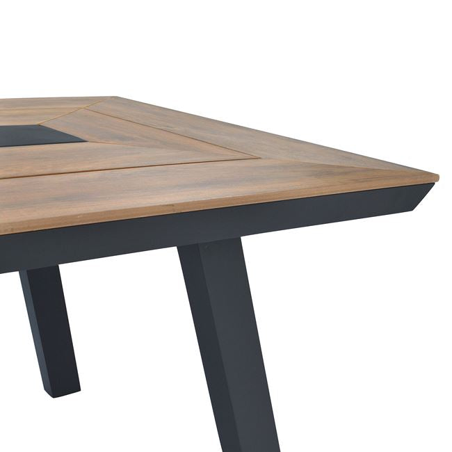 ΣΕΤ ΤΡΑΠΕΖΑΡΙΑΣ 7ΤΜΧ ΑΛΟΥΜΙΝΙΟΥ ΣΕ ΓΚΡΙ ΧΡΩΜΑ HM5233.02 - Pakobazaar