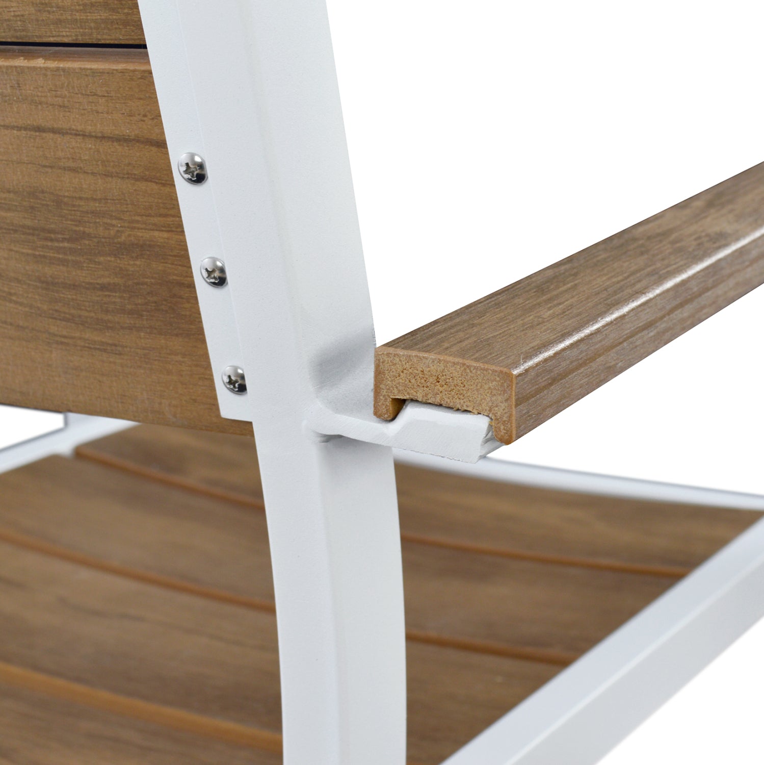 ΣΕΤ ΤΡΑΠΕΖΑΡΙΑΣ 7ΤΜΧ ΑΛΟΥΜΙΝΙΟΥ ΣΕ ΛΕΥΚΟ ΧΡΩΜΑ HM5233.01 - Pakobazaar