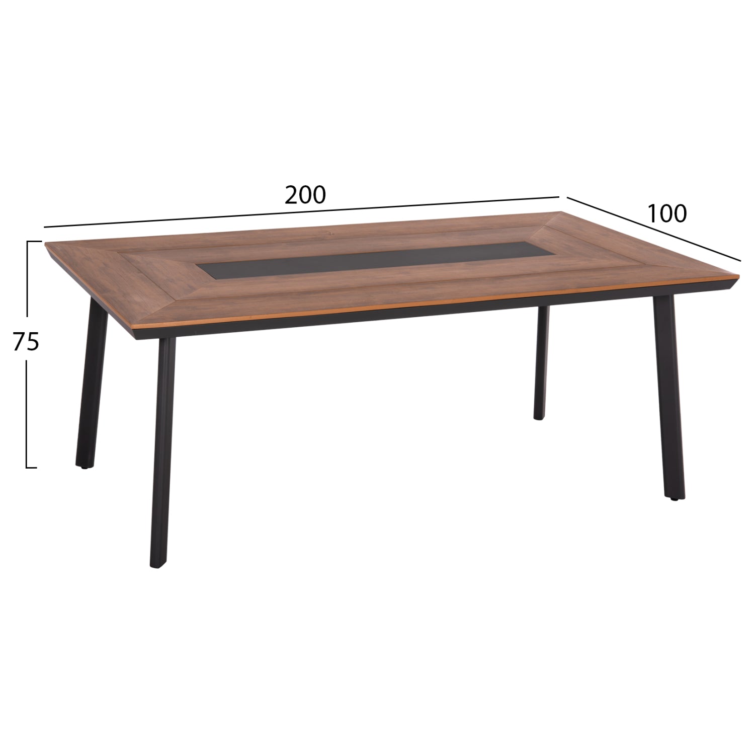 ΣΕΤ ΤΡΑΠΕΖΑΡΙΑΣ 7ΤΜΧ SAGA HM10814 ΑΛΟΥΜΙΝΙΟ ΣΕ ΓΚΡΙ--POLYWOOD - Pakobazaar