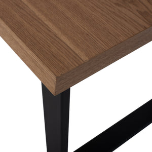 ΣΕΤ ΤΡΑΠΕΖΑΡΙΑΣ 7ΤΜΧ ASTORIA HM10933.02 MDF TOP--ΥΦΑΣΜΑ ΜΠΕΖ/ΚΑΦΕ & ΜΕΤΑΛΛΟ ΜΑΥΡΟ - Pakobazaar