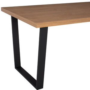 ΣΕΤ ΤΡΑΠΕΖΑΡΙΑΣ 7ΤΜΧ MANIDO HM10949.03 MDF TOP--ΥΦΑΣΜΑ TAUPE & ΜΕΤΑΛΛΟ ΜΑΥΡΟ - Pakobazaar