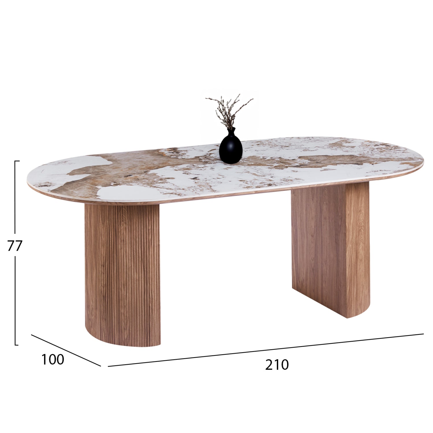 ΣΕΤ ΤΡΑΠΕΖΑΡΙΑΣ 7ΤΜΧ MARBLEX HM11394.03 ΚΕΡΑΜΙΚΟ TOP PANDORA--ΚΑΡΕΚΛΕΣ ΥΦΑΣΜΑ TAUPE