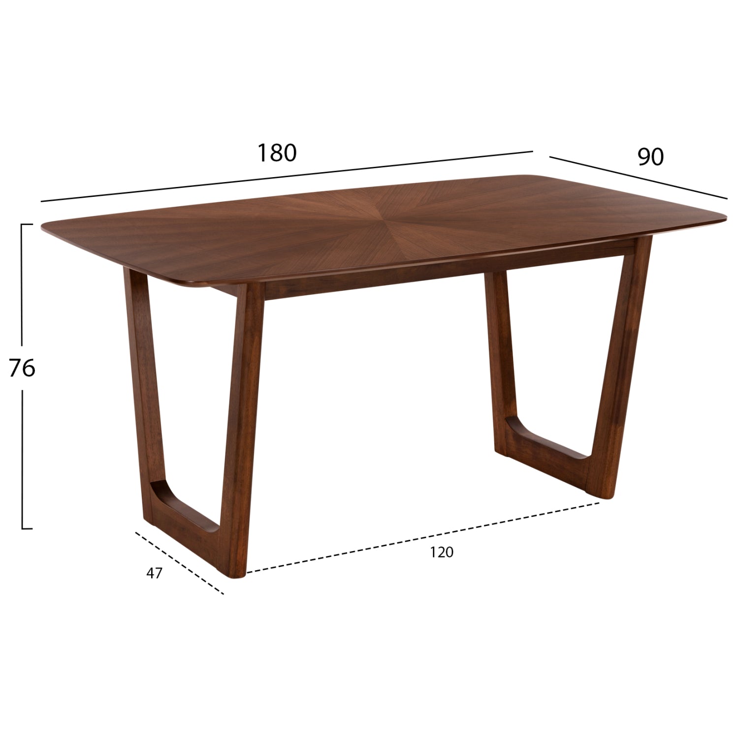 ΣΕΤ ΤΡΑΠΕΖΑΡΙΑΣ 7ΤΜΧ ZARRA HM21338.01 ΤΡΑΠΕΖΙ ΑΠΟ MDF--ΚΑΡΕΚΛΕΣ ΜΕ ΜΠΟΥΚΛΕ ΥΦΑΣΜΑ - Pakobazaar