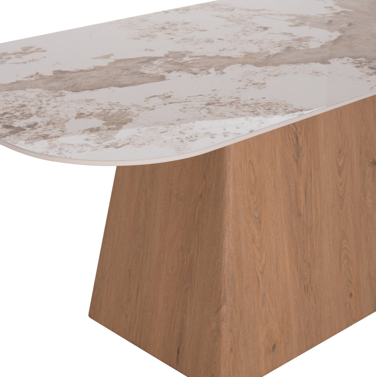 ΣΕΤ ΤΡΑΠΕΖΑΡΙΑΣ 7ΤΜΧ NORDU HM21359 ΚΕΡΑΜΙΚΟ TOP/MDF ΒΑΣΗ--PU ΚΡΕΜ/ΜΕΤΑΛ.ΠΟΔΙΑ - Pakobazaar