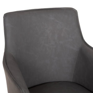 ΣΕΤ ΤΡΑΠΕΖΑΡΙΑΣ 7ΤΜΧ MELLOW HM21360 ΚΕΡΑΜΙΚΟ TOP/MDF ΠΟΔΙΑ--PU ΓΚΡΙ/ΜΕΤΑΛ.ΠΟΔΙΑ - Pakobazaar