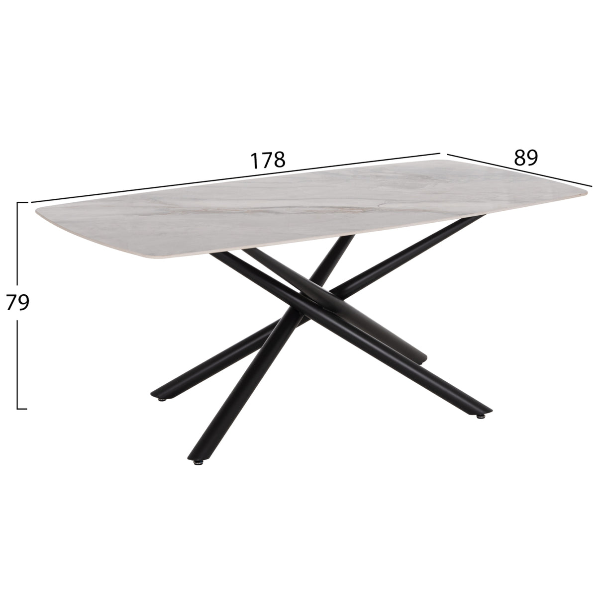 ΣΕΤ ΤΡΑΠΕΖΑΡΙΑΣ 7ΤΜΧ HANAE HM21365 ΚΕΡΑΜΙΚΟ TOP/ΜΕΤΑΛ. ΠΟΔΙΑ--PU ΜΟΚΑ/ΜΕΤΑΛ.ΠΟΔΙΑ - Pakobazaar