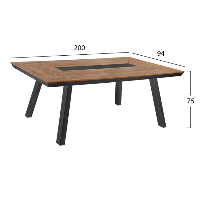 ΣΕΤ ΤΡΑΠΕΖΑΡΙΑΣ 7ΤΜΧ ΣΕ ΓΚΡΙ ΧΡΩΜΑ HM5235.02 - Pakobazaar