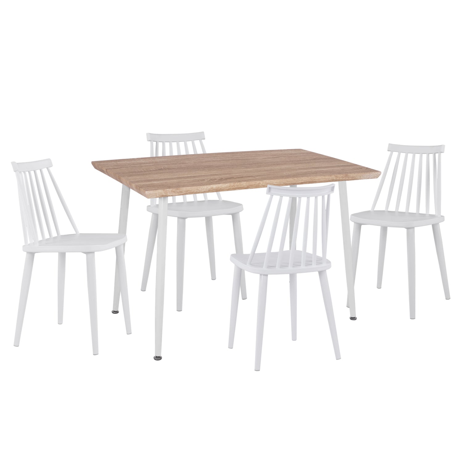 ΣΕΤ ΤΡΑΠΕΖΑΡΙΑΣ ΕΣ.ΧΩΡΟΥ 5ΤΜΧ PALOMA HM11389 ΛΕΥΚΟ-SONAMA MDF TOP
