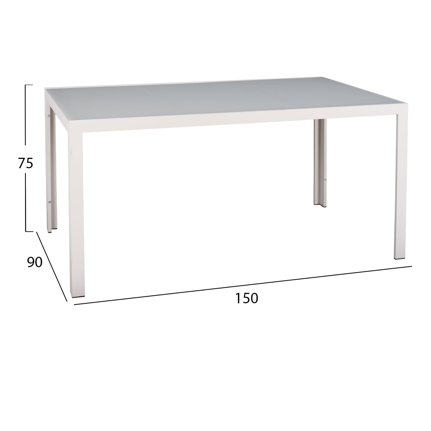 ΣΕΤ ΤΡΑΠΕΖΑΡΙΑΣ ΕΞ. ΧΩΡΟΥ 5ΤΜΧ OFER HM21030 ΛΕΥΚΟ ΜΕΤΑΛΛΟ-ΛΕΥΚΕΣ ΜΕΤΑΛ. ΠΟΛΥΘΡΟΝΕΣ - Pakobazaar