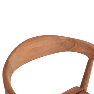 ΣΕΤ ΤΡΑΠΕΖΑΡΙΑΣ ΕΞ.ΧΩΡΟΥ 5ΤΜΧ EBENIZER HM10915 ΞΥΛΟ TEAK ΣΕ ΦΥΣΙΚΟ - Pakobazaar