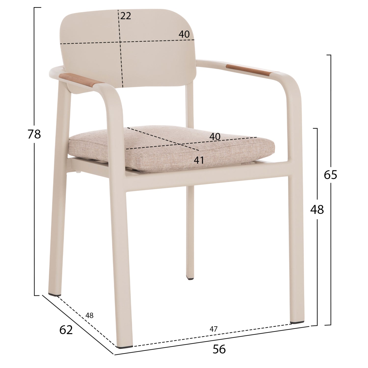 ΣΕΤ ΤΡΑΠΕΖΑΡΙΑΣ ΕΞ.ΧΩΡΟΥ 6 ΘΕΣΕΩΝ ELARA HM10726.05 ΜΠΕΖ ΑΛΟΥΜΙΝΙΟ-ΕΠΕΚΤΕΙΝΟΜΕΝΟ ΤΡΑΠΕΖΙ - Pakobazaar