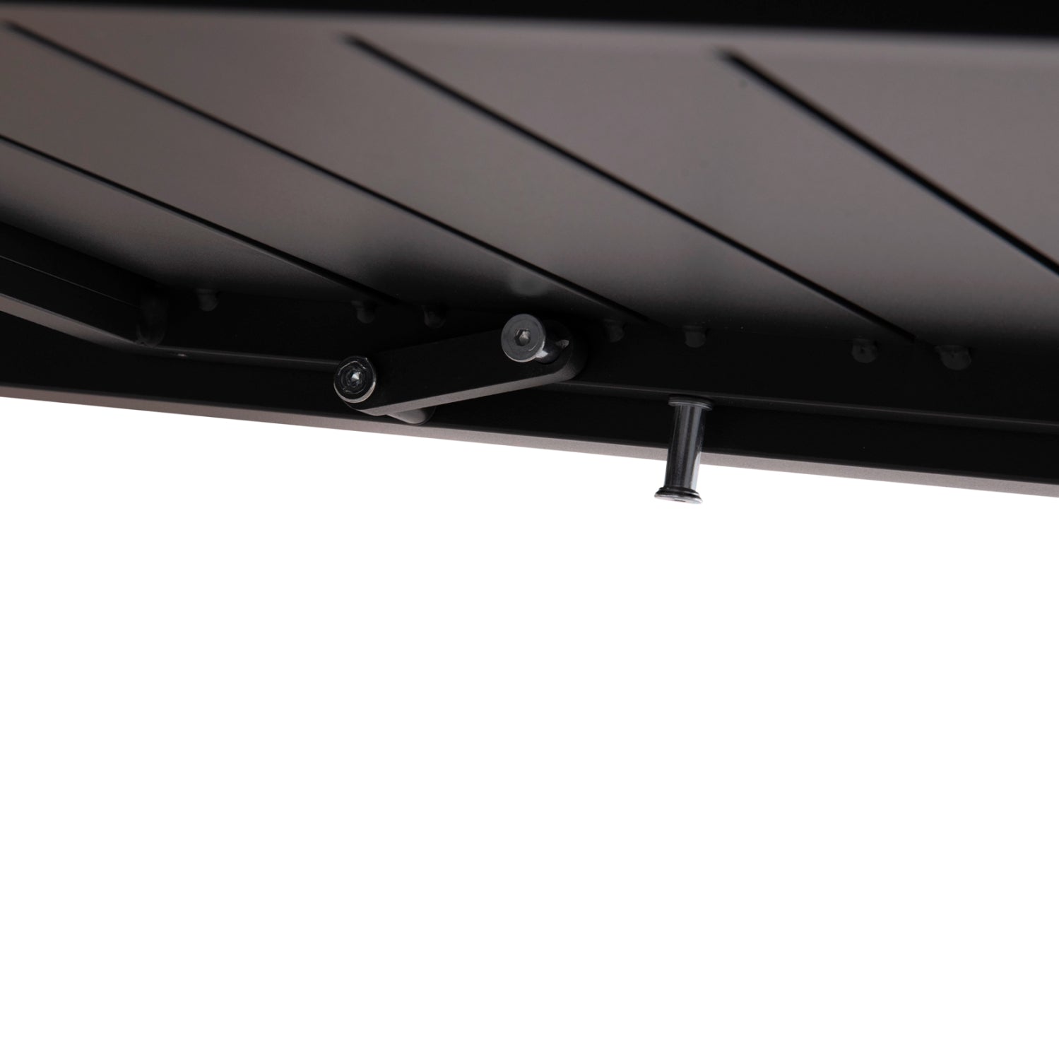 ΣΕΤ ΤΡΑΠΕΖΑΡΙΑΣ ΕΞ.ΧΩΡΟΥ 7ΤΜΧ KRUM HM21156 ΣΚΟΥΡΟ ΓΚΡΙ ΑΛΟΥΜΙΝΙΟ & P.Ε.ΣΧΟΙΝΙ - Pakobazaar