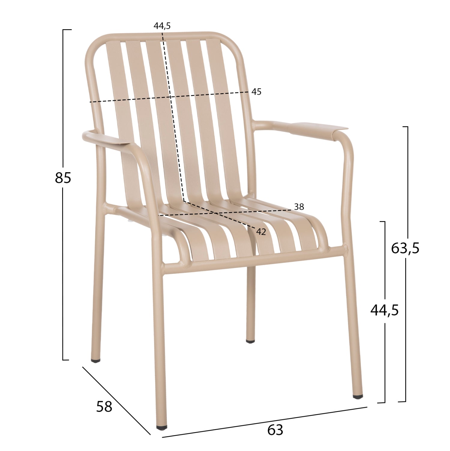 ΣΕΤ ΤΡΑΠΕΖΑΡΙΑΣ ΕΞ.ΧΩΡΟΥ 7ΤΜΧ KRUM HM21158 ΑΛΟΥΜΙΝΙΟ ΣΕ ΣΑΜΠΑΝΙ - Pakobazaar