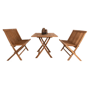 ΣΕΤ ΤΡΑΠΕΖΑΡΙΑΣ ΕΞΩΤ. ΧΩΡΟΥ 3ΤΜΧ KENDALL HM11952 ΜΑΣΙΦ ΞΥΛΟ TEAK ΦΥΣΙΚΟ - Pakobazaar