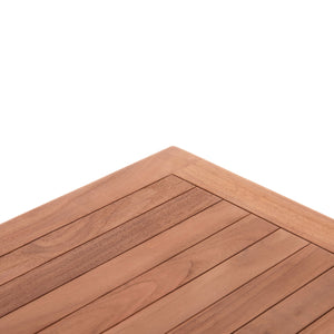 ΣΕΤ ΤΡΑΠΕΖΙ ΜΕ 2 ΣΚΑΜΠΟ ΜΠΑΡ PRESSCOT HM10918 ΞΥΛΟ TEAK ΣΕ ΦΥΣΙΚΟ ΧΡΩΜΑ - Pakobazaar