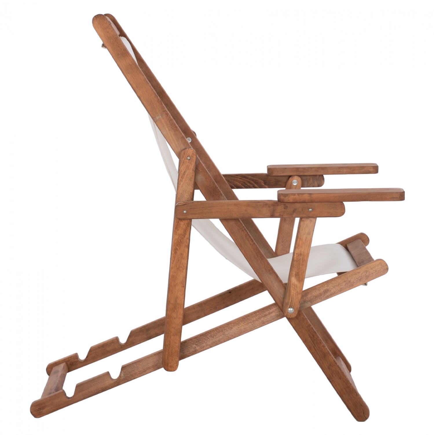 ΣΕΖΛΟΝΓΚ ΛΗΜΝΟΣ ΜΕ ΜΠΡΑΤΣΑ ΕΜΠ/ΣΜΟΣ ΚΑΡΥΔΙ ΜΕ PVC 2Χ1 ΕΚΡΟΥ HM11433.01 62,5x97x105εκ. - Pakobazaar