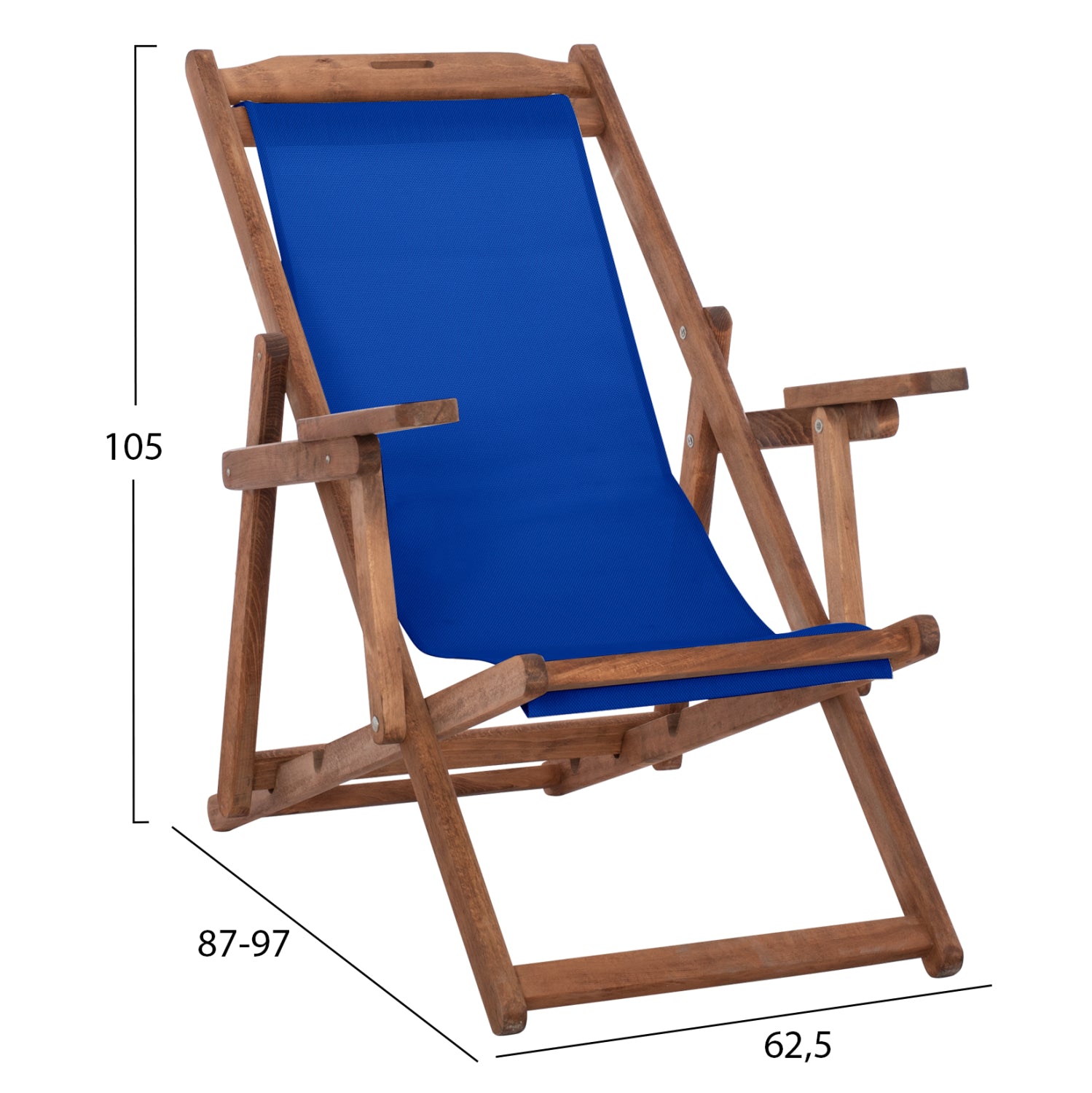 ΣΕΖΛΟΝΓΚ ΜΕ ΜΠΡΑΤΣΑ ΛΗΜΝΟΣ & PVC ΜΠΛΕ HM11708.01T ΞΥΛΟ ΟΞΙΑΣ ΚΑΡΥΔΙ 62.5x97x105Υεκ - Pakobazaar