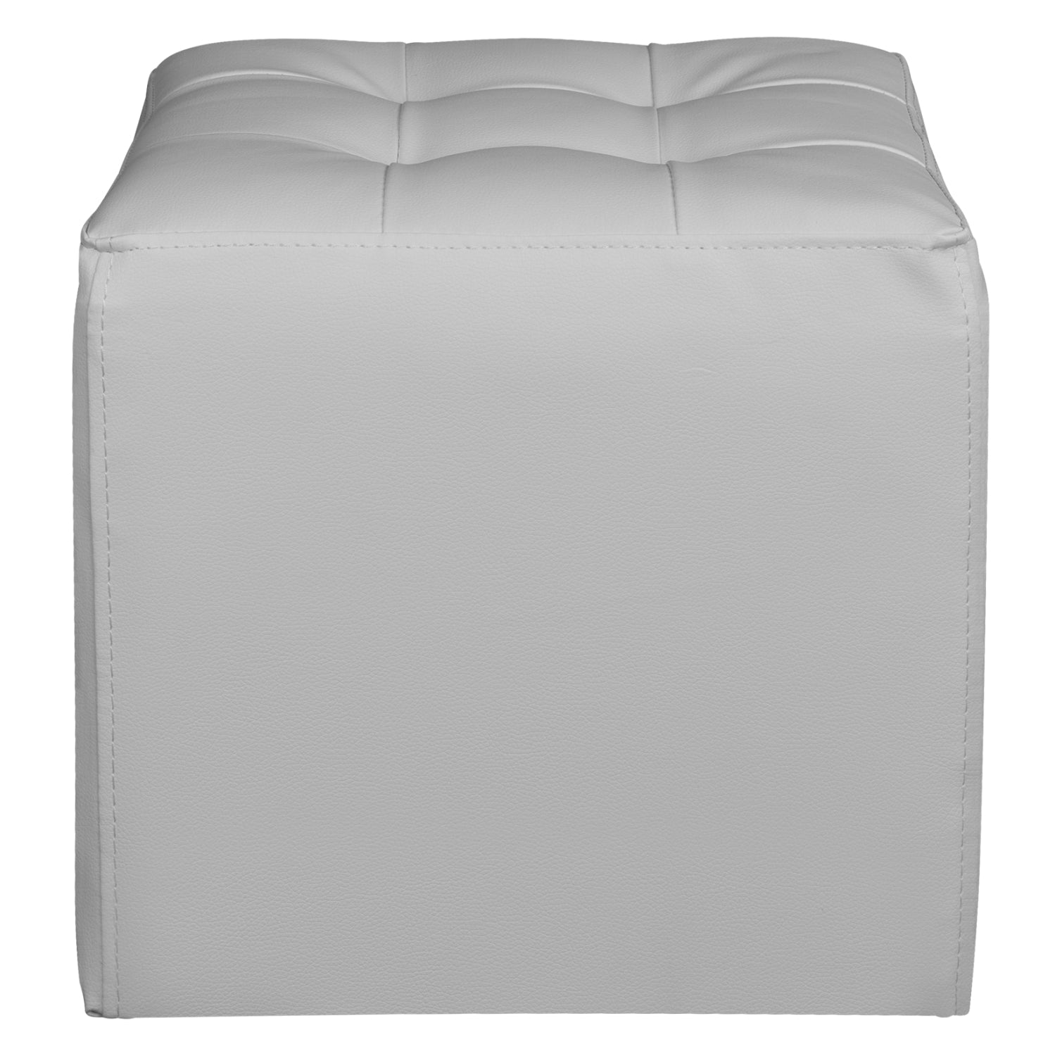 ΣΚΑΜΠΩ 37Χ37Χ35εκ ΜΕ PU ΛΕΥΚΟ PUNK HM264.02 - Pakobazaar