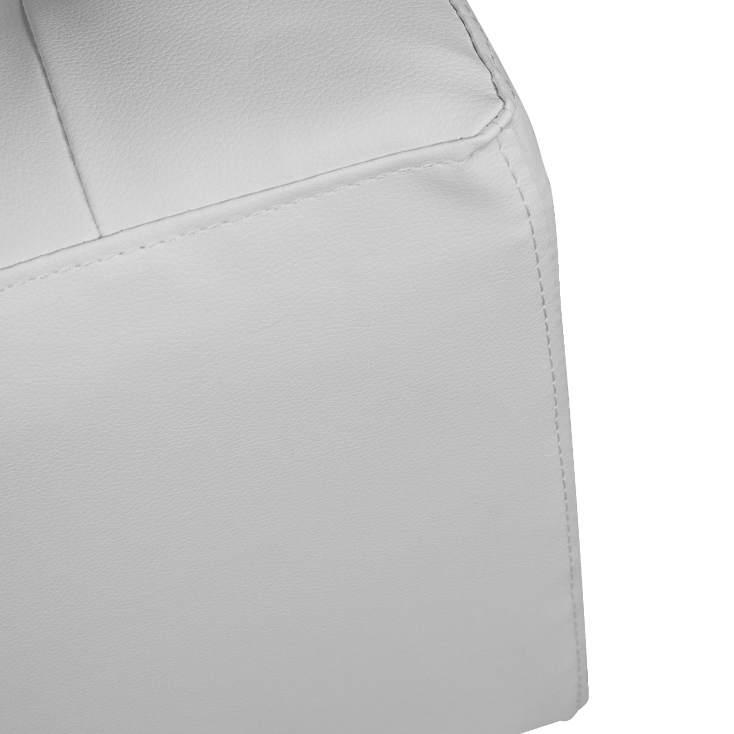 ΣΚΑΜΠΩ 37Χ37Χ35εκ ΜΕ PU ΛΕΥΚΟ PUNK HM264.02 - Pakobazaar