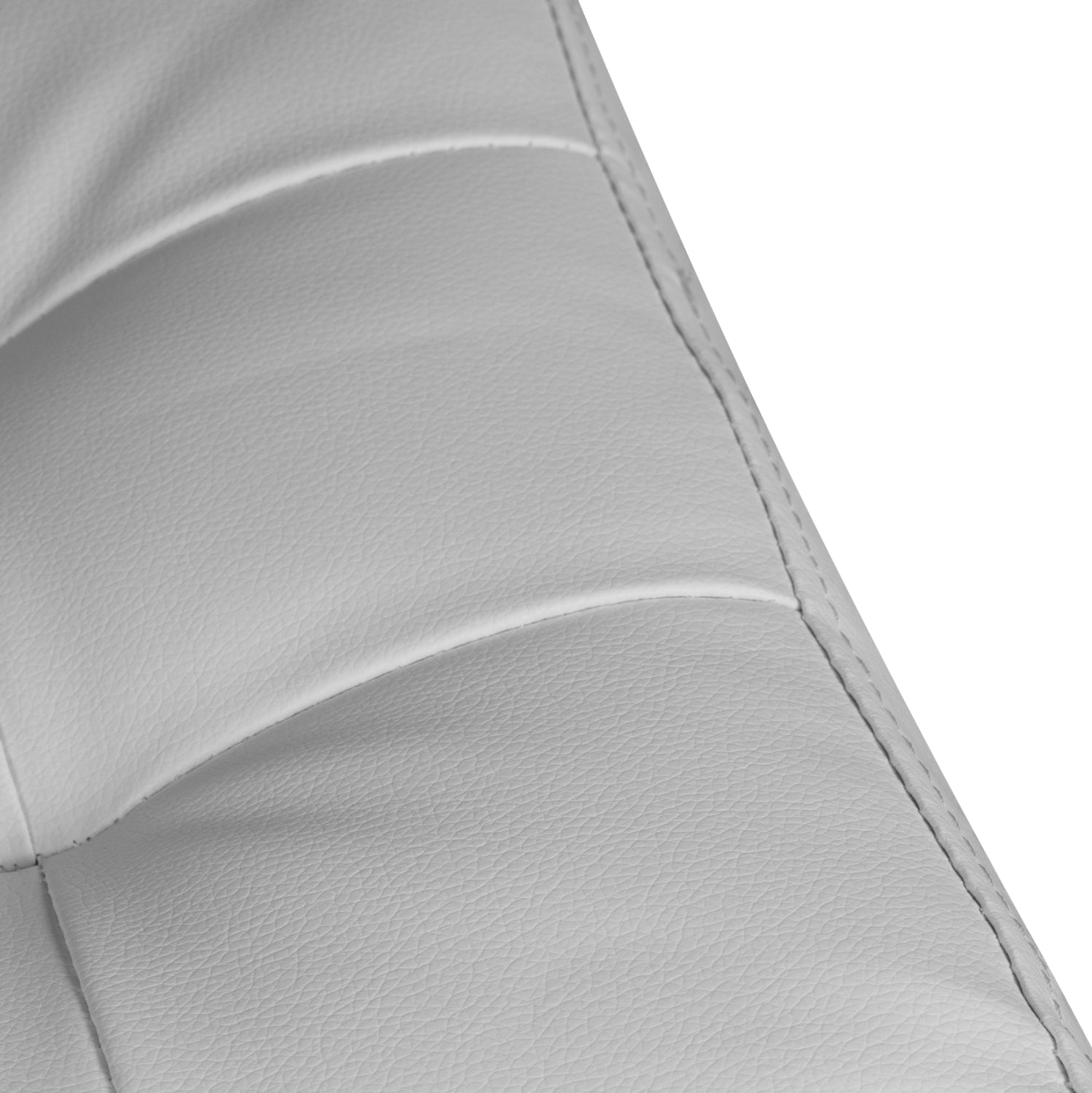 ΣΚΑΜΠΩ 37Χ37Χ35εκ ΜΕ PU ΛΕΥΚΟ PUNK HM264.02 - Pakobazaar