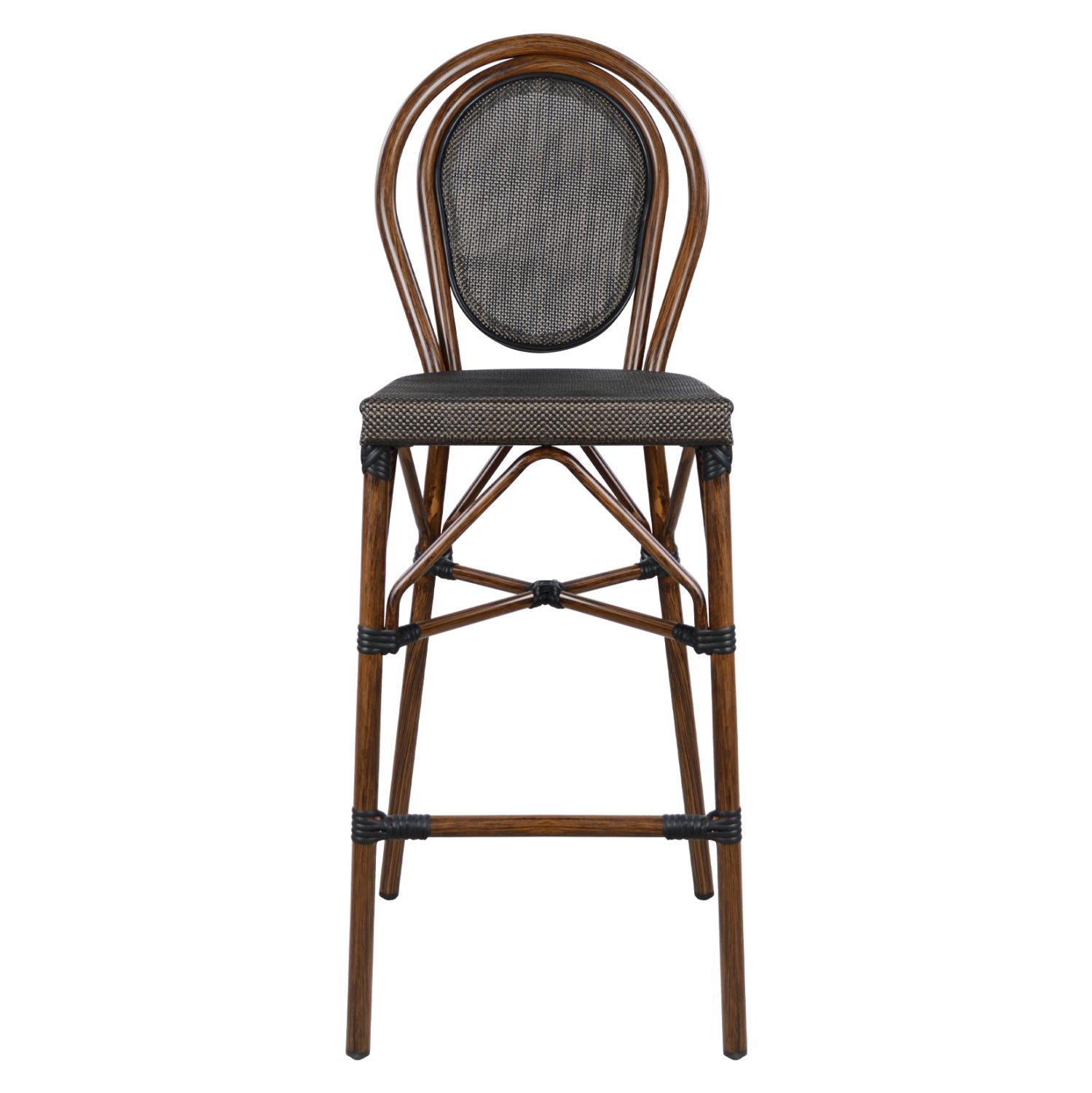 ΣΚΑΜΠΟ ΑΛΟΥΜΙΝΙΟΥ AZARIA HM5059 BAMBOO LOOK ΚΑΦΕ ΜΕ TEXTLINE 44x52x115Υεκ - Pakobazaar