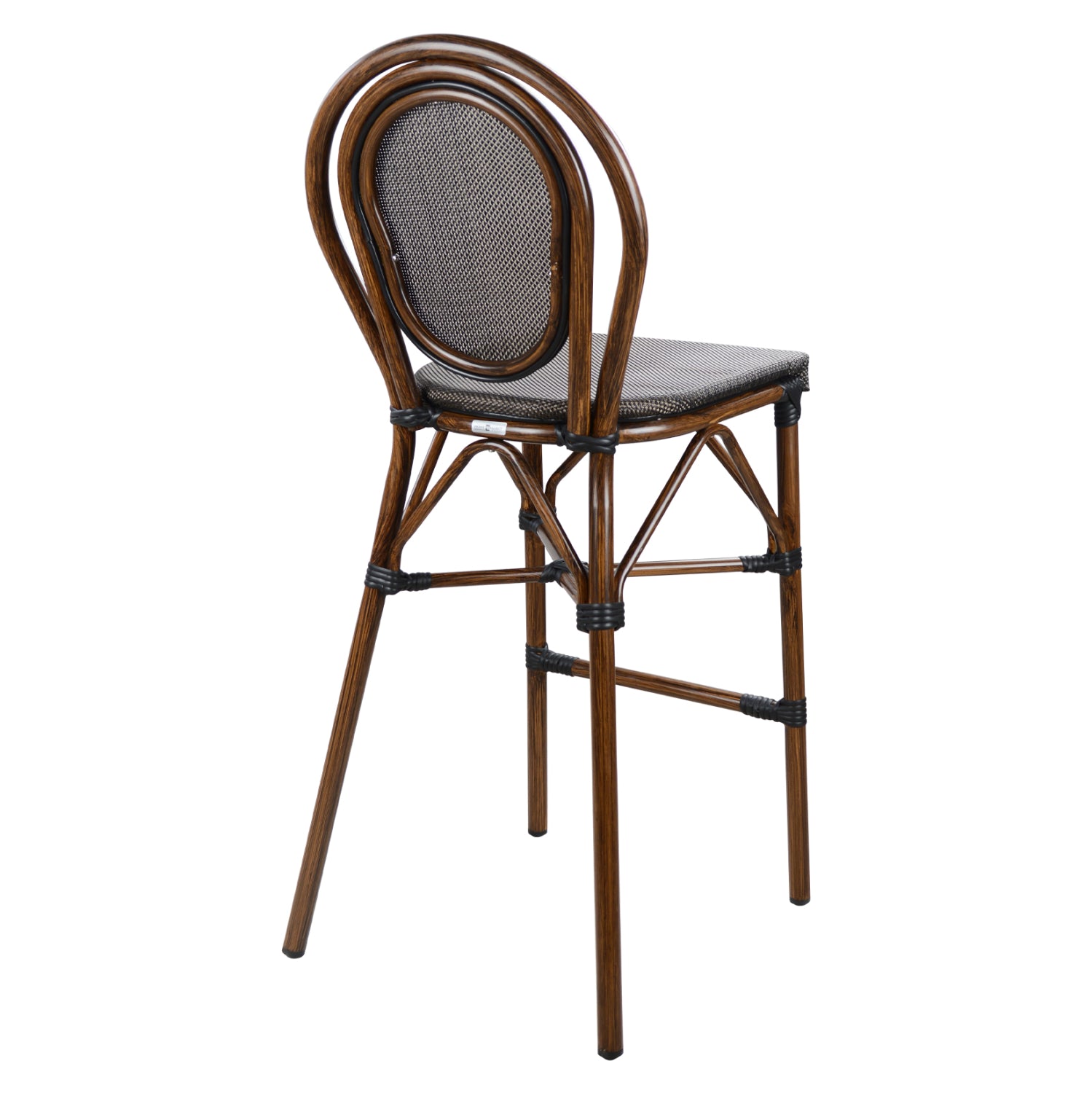 ΣΚΑΜΠΟ ΑΛΟΥΜΙΝΙΟΥ AZARIA HM5059 BAMBOO LOOK ΚΑΦΕ ΜΕ TEXTLINE 44x52x115Υεκ - Pakobazaar