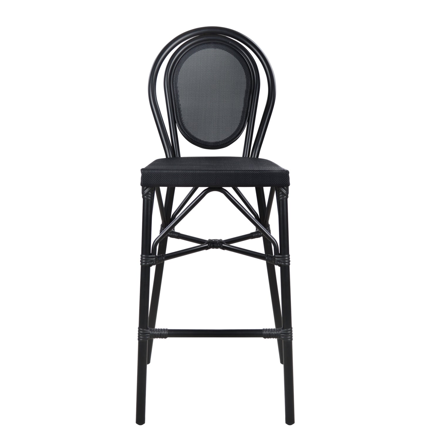 ΣΚΑΜΠΟ ΑΛΟΥΜΙΝΙΟΥ AZARIA HM5060 BAMBOO LOOK ΜΑΥΡΟ ΜΕ TEXTLINE 44x52x115Υεκ. - Pakobazaar