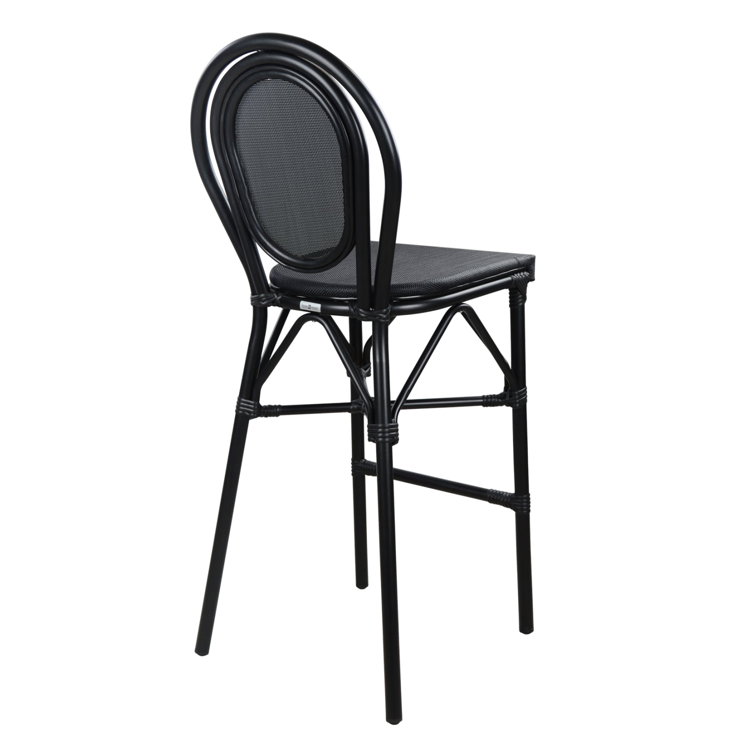 ΣΚΑΜΠΟ ΑΛΟΥΜΙΝΙΟΥ AZARIA HM5060 BAMBOO LOOK ΜΑΥΡΟ ΜΕ TEXTLINE 44x52x115Υεκ. - Pakobazaar