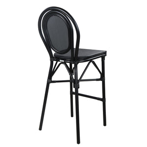 ΣΚΑΜΠΟ ΑΛΟΥΜΙΝΙΟΥ AZARIA HM5060 BAMBOO LOOK ΜΑΥΡΟ ΜΕ TEXTLINE 44x52x115Υεκ. - Pakobazaar
