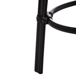 ΣΚΑΜΠΟ ΑΛΟΥΜΙΝΙΟΥ CHINO HM6285.02 BAMBOO LOOK & TEXTILENE ΣΕ ΜΑΥΡΟ Φ36x46Υεκ. - Pakobazaar