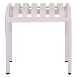 ΣΚΑΜΠΟ ΑΛΟΥΜΙΝΙΟΥ RACHEL HM6340.02 ΛΕΥΚΟ 45x45x46Υεκ. - Pakobazaar