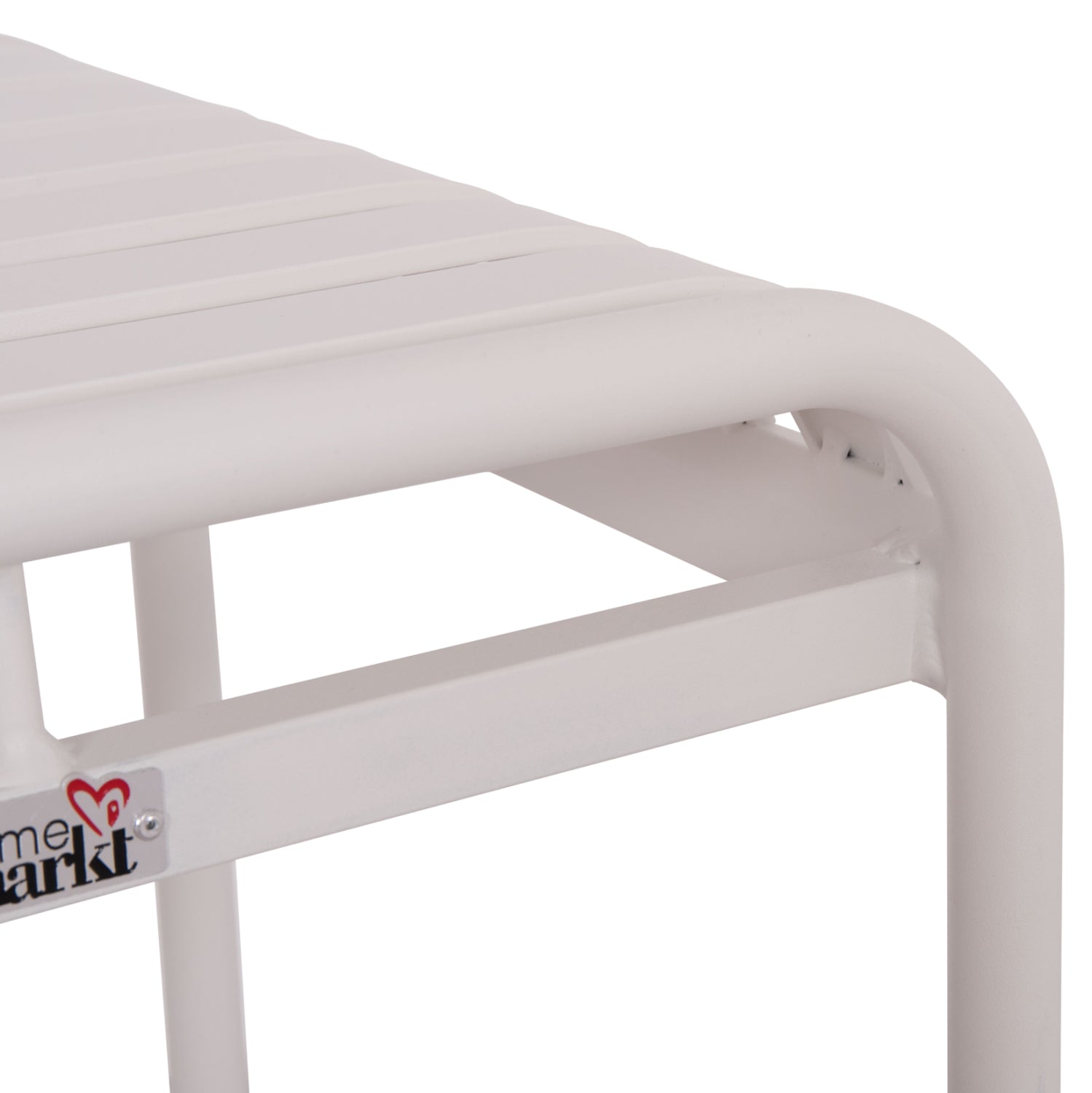 ΣΚΑΜΠΟ ΑΛΟΥΜΙΝΙΟΥ RACHEL HM6340.02 ΛΕΥΚΟ 45x45x46Υεκ. - Pakobazaar