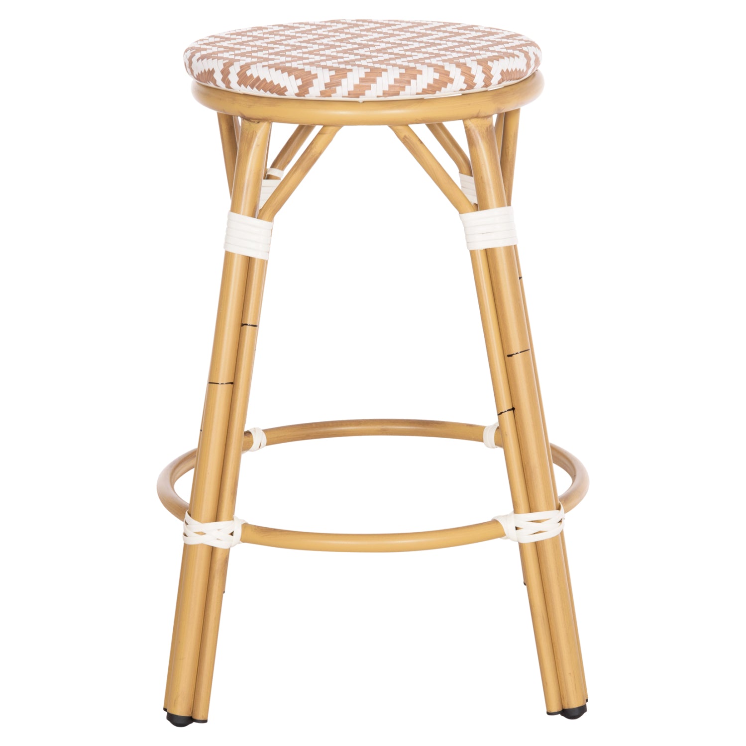ΣΚΑΜΠΟ ΑΛΟΥΜΙΝΙΟΥ ΜΕΣ.ΥΨΟΥΣ CHINO HM6286.04 BAMBOO LOOK ΦΥΣΙΚΟ & TEXTILENE 43x43x65Υεκ - Pakobazaar