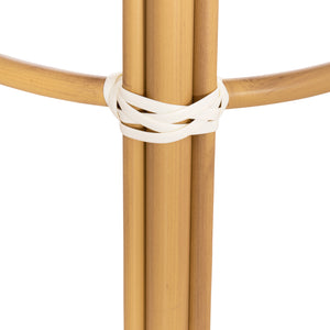 ΣΚΑΜΠΟ ΑΛΟΥΜΙΝΙΟΥ ΜΕΣ.ΥΨΟΥΣ CHINO HM6286.04 BAMBOO LOOK ΦΥΣΙΚΟ & TEXTILENE 43x43x65Υεκ - Pakobazaar