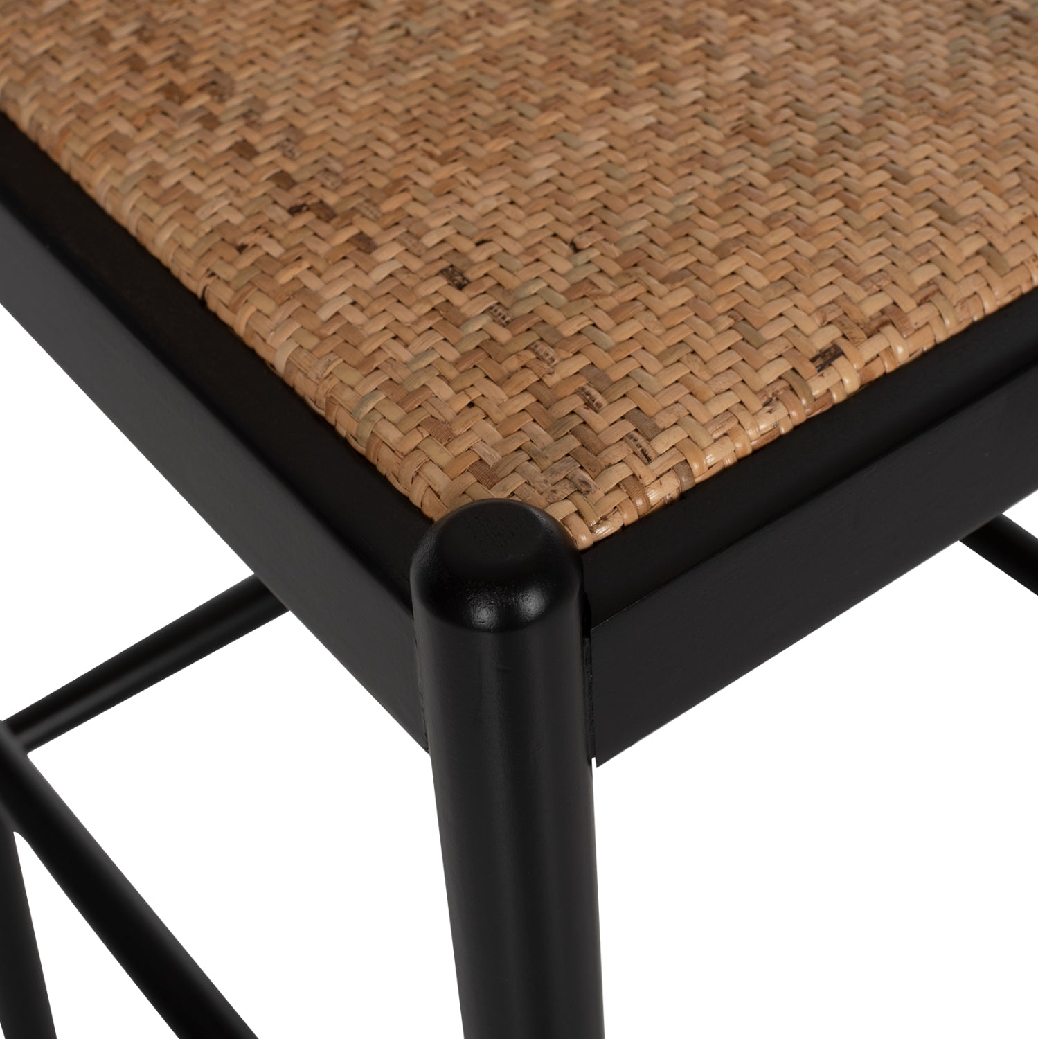 ΣΚΑΜΠΟ ΑΠΟ ΟΞΙΑ-RATTAN ΑΨΙΔΑ ΠΛΑΤΗ ΜΑΥΡΟ 43,5x50x98ΥεκHM9408.02 - Pakobazaar