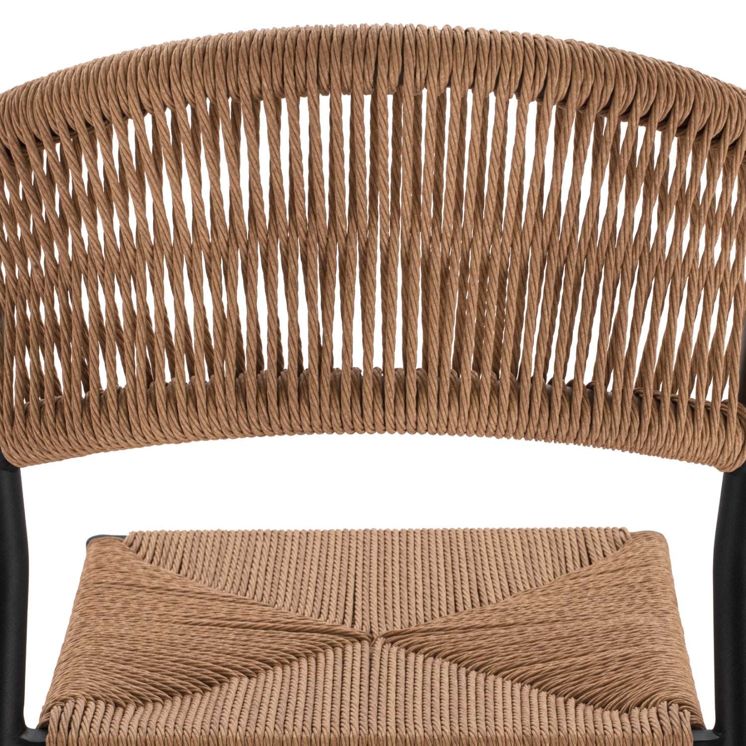 ΣΚΑΜΠΟ BAR ΑΛΟΥΜΙΝΙΟΥ ΑΝΘΡΑΚΙ ΜΕ ΣΧΟΙΝΙ PE ΜΠΕΖ HM5789.02 45,5x56x111 εκ. - Pakobazaar