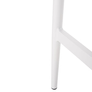ΣΚΑΜΠΟ BAR ΑΛΟΥΜΙΝΙΟΥ GREGG HM5788.11 ΛΕΥΚΟ-ΜΠΕΖ ΤΗΣ ΑΜΜΟΥ ΣΥΝΘ.RATTAN 55x57x106Υεκ. - Pakobazaar